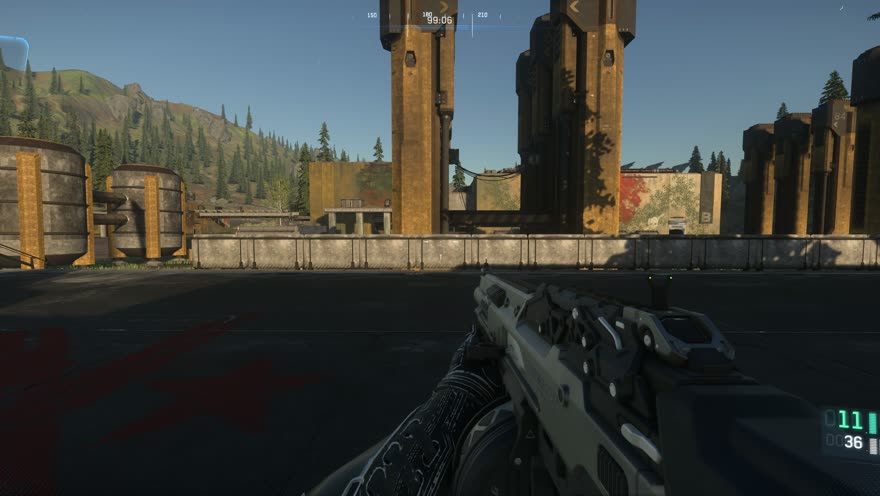 In-game pellet spread footage