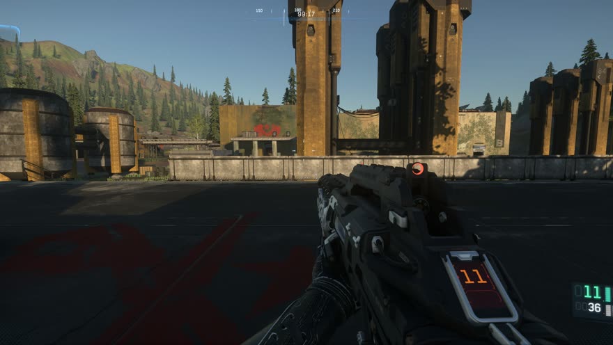 In-game pellet spread footage