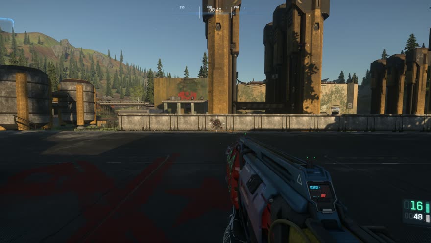 In-game pellet spread footage