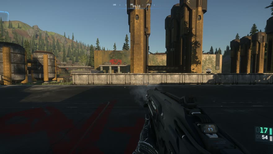 In-game pellet spread footage